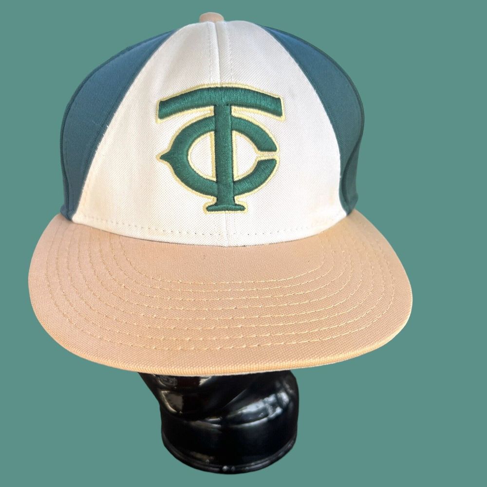 Minnesota Twins Hat Cap Small The Game Pro Game Tek TC Logo MLB Baseball Green - Picture 1 of 6
